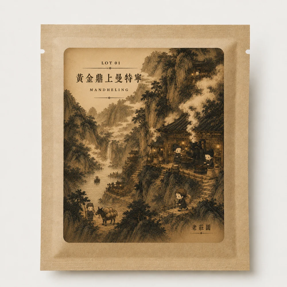 印尼 黃金鼎上曼特寧包裝